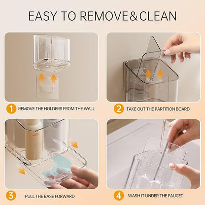 Electric Toothbrush Holder，Toothbrush and Toothpaste Holder
