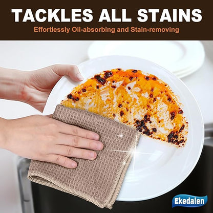 Microfiber Cleaning Cloth Waffle Weave