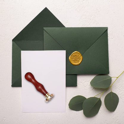 Sealing Wax Sticks 12P with Glue Gun, Luxiv 5.4" Sealing Waxs Stick 10MM Fire Manuscript Glue Gun Wax Seal Stamp for Wedding Invitations, Envelopes, Package Seal Waxs Sticks (Gold)