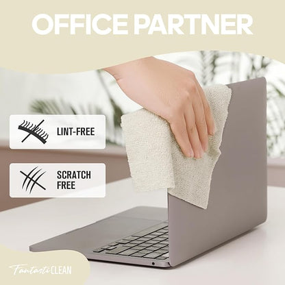 Fantasticlean Microfiber Cleaning Cloth Roll 4 Rolls 240 Pack, Tear Away