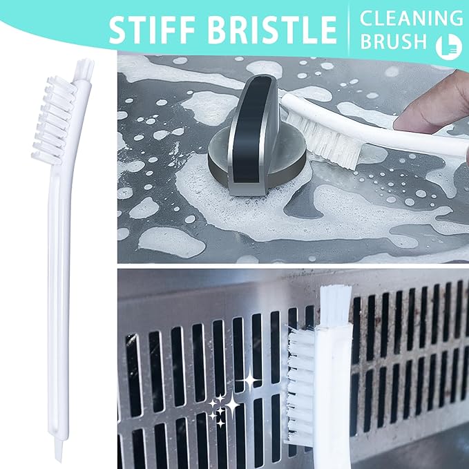 Small Cleaning Brushes Set, Tiny Detail Scrub Cleaner Tool Gadget Kitchen
