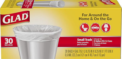 Glad Trash Bags, Small Garbage Bags