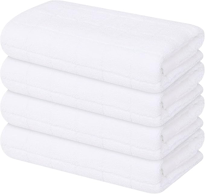 Mordimy 100% Cotton Terry Cloth Kitchen Towels, Super Soft and Absorbent Dish