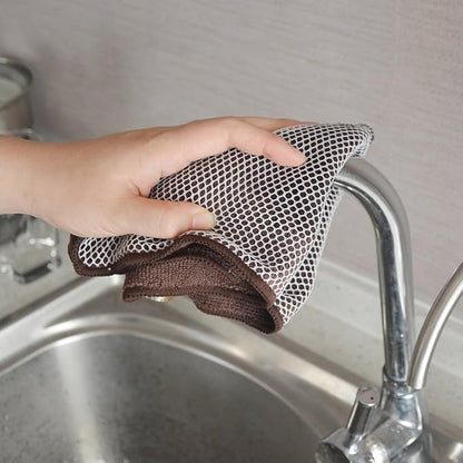 KinHwa Kitchen Washcloths for Dishes Absorbent Microfiber Dish Cloths Quick Dry