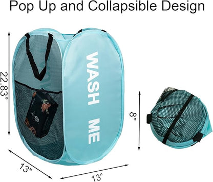Mesh Laundry Hamper 2Pack Pop Up Hamper