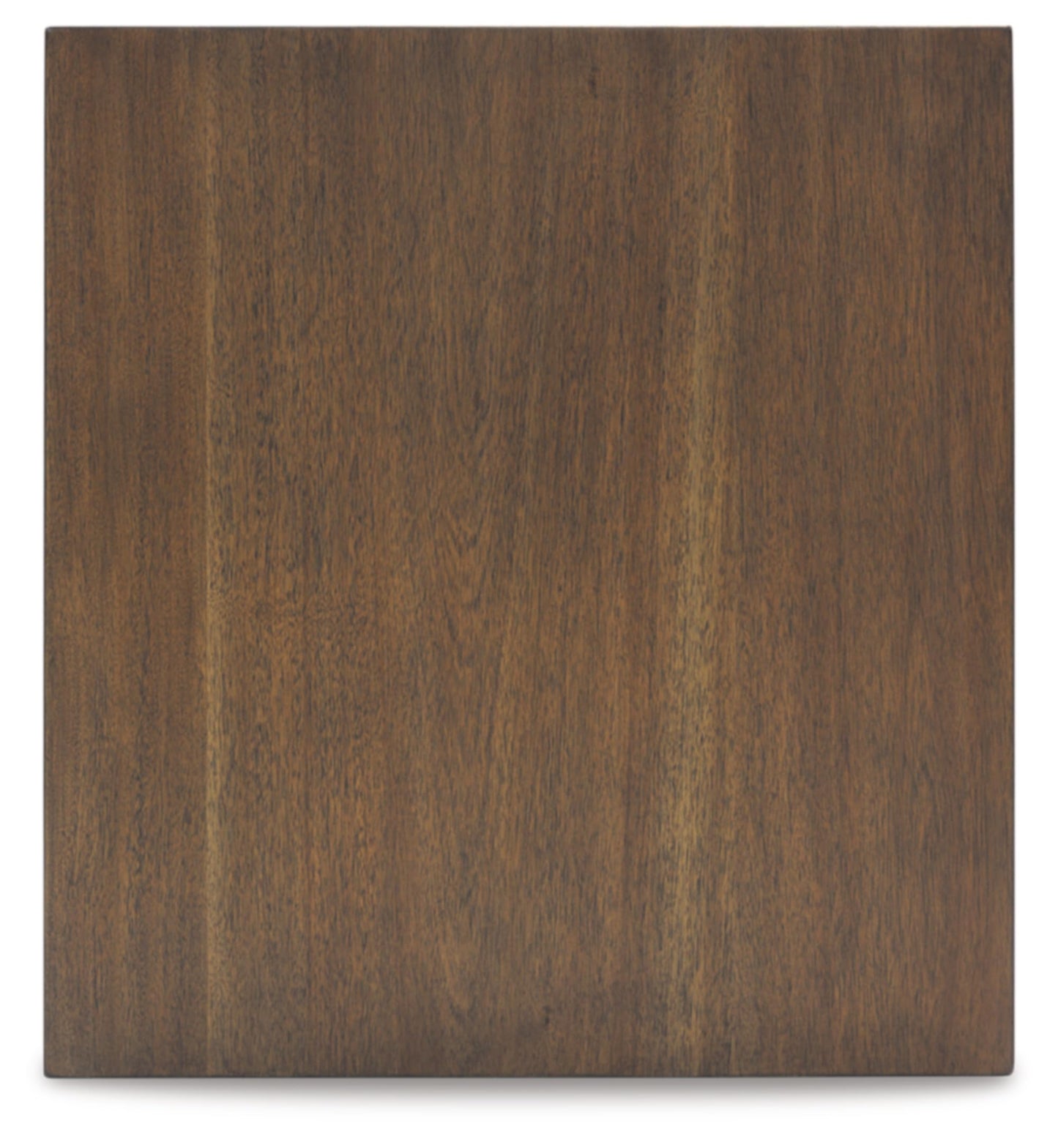 Signature Design by Ashley Moriville Rustic Farmhouse Rectangular End Table with Dual Cabinet Doors, Antique Bronze-Tone Hardware, Wood, 25" High, Brown
