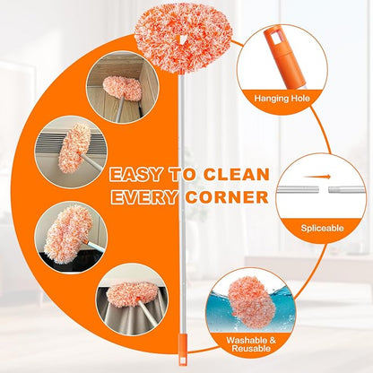Ceiling Fan Cleaner Duster Reusable Microfiber Ceiling Fan Blade Cleaner