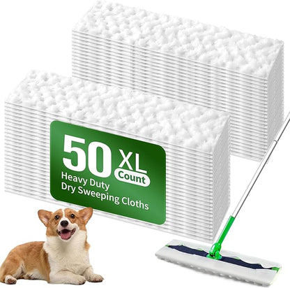 Heavy Duty Dry Sweeping Cloths Compatible