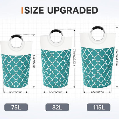 Large Laundry Basket Laundry Hamper Bag Washing Bin Clothes Bag Collapsible Tall