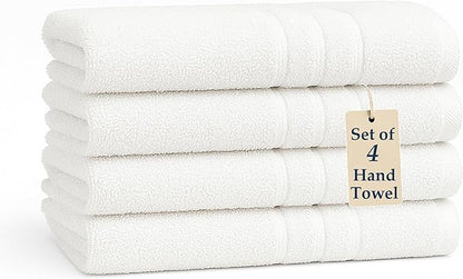 White Hand Towels for Bathroom