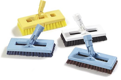 SPARTA 363883103 Plastic Block Swivel Scrub Brush, Polyester Bristles