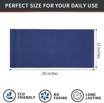Homaxy 100% Cotton Waffle Weave Kitchen Towels, 13 x 28 Inches Super Absorbent