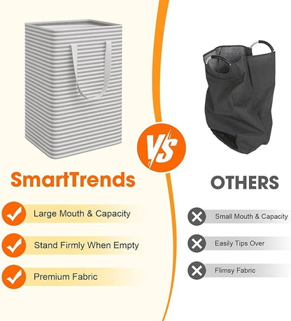 3 Pack Large Laundry Basket, Waterproof & Freestanding Laundry Hamper,