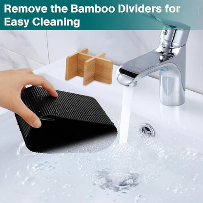 Black Toothbrush Holder