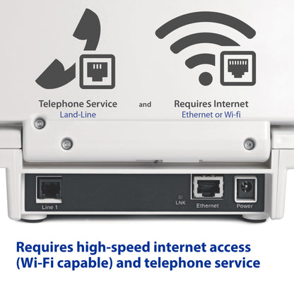 Hamilton CapTel 840i Captioned Telephone, Hearing Impaired Phones, Auto/Assisted Captions & Volume Control up to 40dB, Conventional Button Menu Navigation, Wi-Fi, Answering Machine & Speakerphone