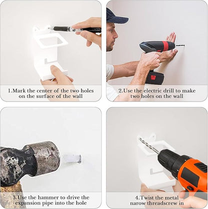 Electric Toothbrush Holder Wall Mounted, Electric Toothbrush Cord Organizer