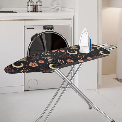 Floral Ironing Board Cover and Pad, 15x54 Inch Thick Padding Ironing Board