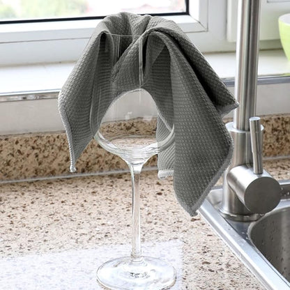 SINLAND Microfiber Glass Cleaning Cloths