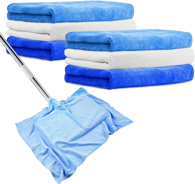 6 Pcs Extra Large Microfiber Cleaning Cloth, Microfiber Towels