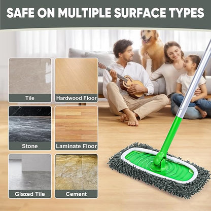 6-Pack Reusable Microfiber Mop Pads Compatible