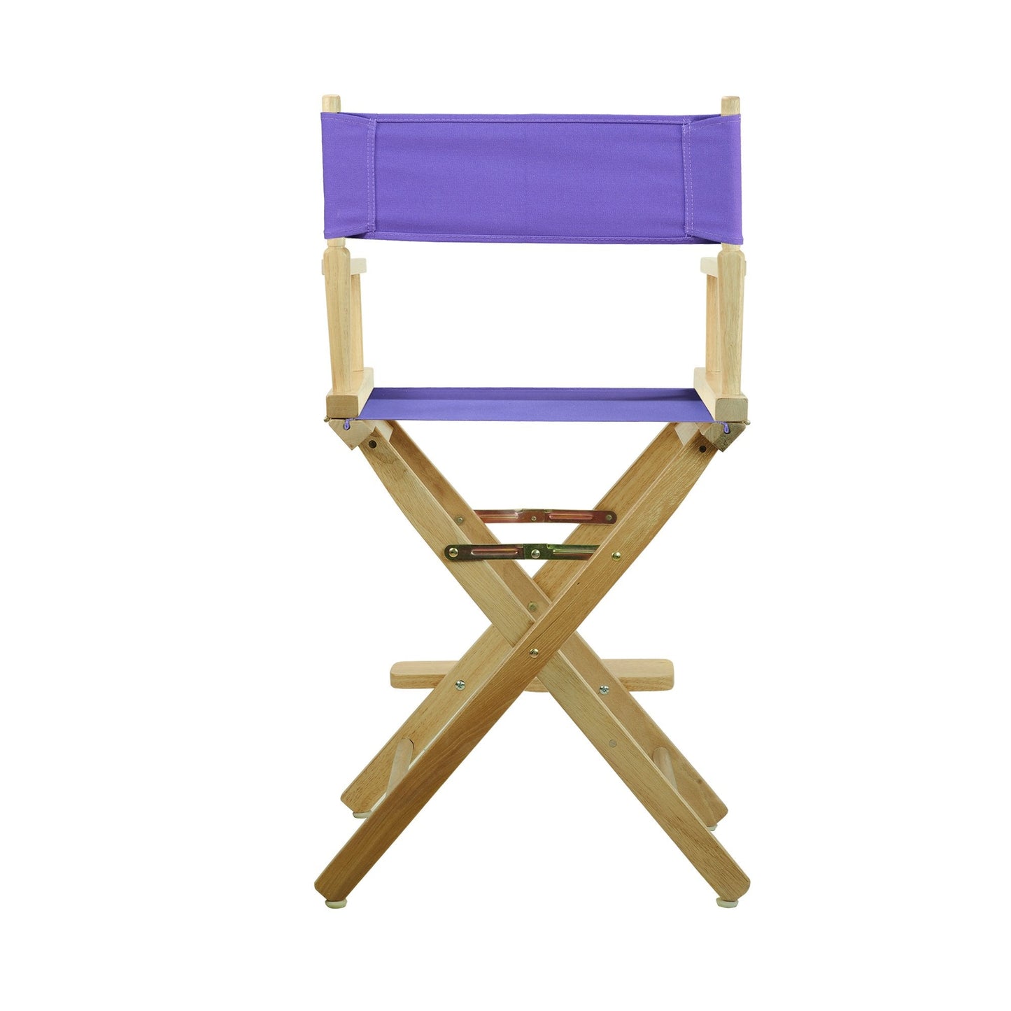 Casual Home 220-00/021-41 Director Chair 24" - Counter Height Natural Frame/Purple Canvas