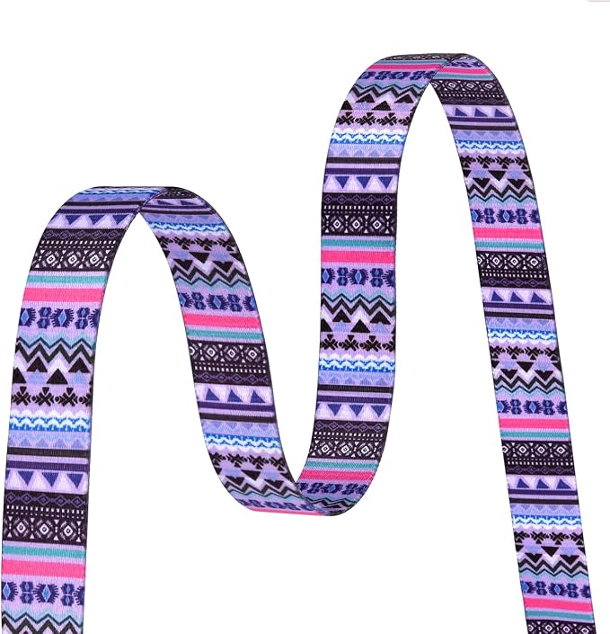 MarukoPet Dog Collar, Adjustable for Small Medium Large Dogs Puppy, Cute Design with Bohemia Floral Tribal Geometric Patterns Boys Girls Dog Collar(Purple Bohemia-S)