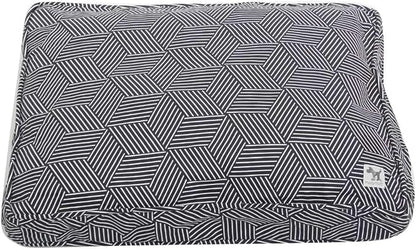 Molly Mutt Dog Crate Pad Cover, 100% Cotton Canvas Cover for Dog or Puppy Crate Bed, Durable, Washable, and Free of Harmful Chemicals, Pre-Shrunk, 24"x18"x2.5", Rough Gem