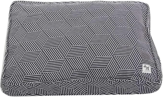 Molly Mutt Dog Crate Pad Cover, 100% Cotton Canvas Cover for Dog or Puppy Crate Bed, Durable, Washable, and Free of Harmful Chemicals, Pre-Shrunk, 48"x30"x2.5", Rough Gem