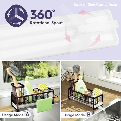 SWTYMIKI Sponge Holder for Kitchen Sink