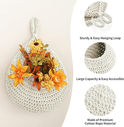 Boho Wall Hanging Fruit Baskets