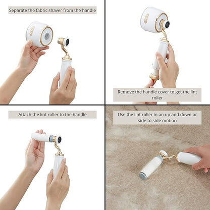 SALAV® Retro Edition Rechargeable Fabric Shaver and Lint Roller