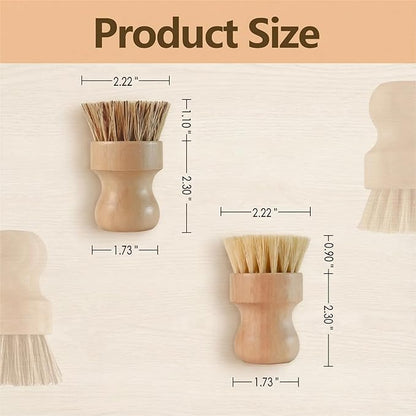 Wooden Dish Scrub Brush
