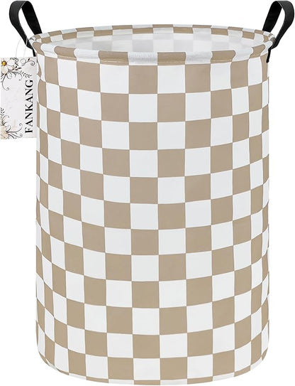 FANKANG Storage Basket, Nursery Hamper Canvas Laundry Basket Foldable