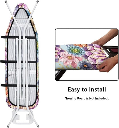 ZDCUSTOM Ironing Board Cover Replacement Scorch and Stain Resistant Ironing