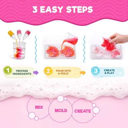 Doctor Jupiter Soap & Bath Bomb Making Kit for Kids, Make Your Own Bath Bombs for Kids Ages 8-12 | DIY Crafts for Girls, Birthday Gift Ideas for 8+ Year Olds