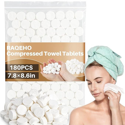 180 Compressed Towel Tablets