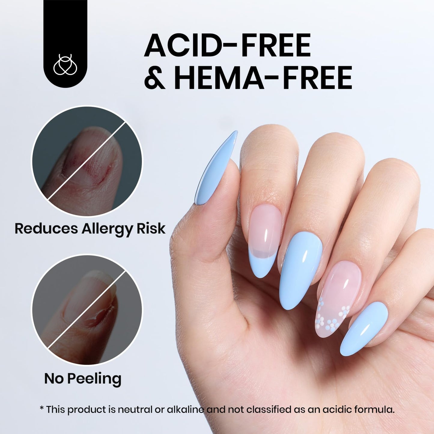 Beetles Nail Prep Kit Nail Dehydrator and Primer Nail Care Tool Kit 20ml Large Capacity Acid-Free & Hema-Free Dehydrate Bond Primer with Manicure Tools for Acrylic Nail Gifts for Women