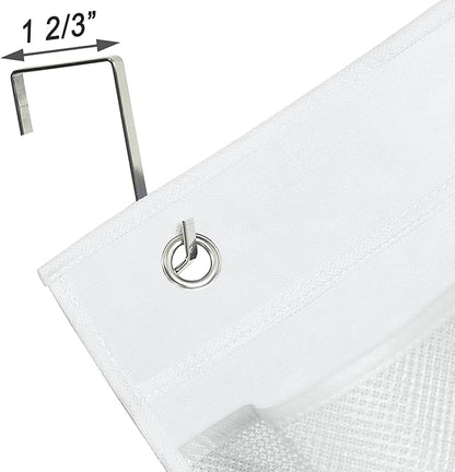 KIMBORA 2 Packs Narrow Over the Door/Wall Shoe Organizer Cruise, Small Hanging