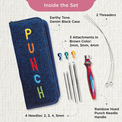KnitPro Punch Needle Kit | Vibrant