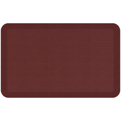 GelPro Designer Comfort Grasscloth Crimson Ergo-Foam Anti-Fatigue Kitchen Floor Mat, 20"x32"