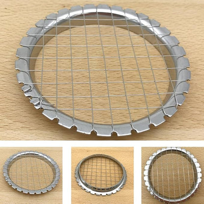 Egg Chopper Stainless Steel Egg Slicer Fruit Cube Cutter Salads Cutters Tomato Cutter Potato Cutter as pictures