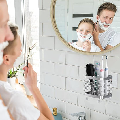 Luxspire Toothbrush Holders for Bathroom, Stainless Steel Electric Toothbrush