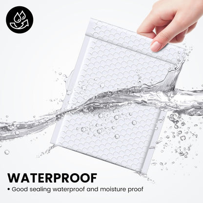 Fuxury Bubble Mailers 6x10“ 600 Pack White Padded Envelopes Usable Size 6x9" Thick Mailing Envelopes Bubble Padded, Shipping Bags for Mailing,Packaging, Small Business, Boutique, Bulk #0