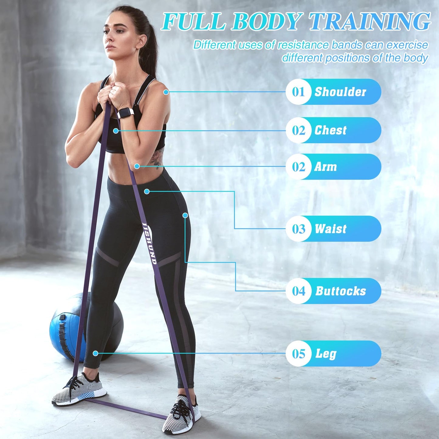 Resistance Bands Set, Pull Up Assistance Bands Pull Up Bands Exercise Bands for Men Women, Workout Bands for Working Out, Muscle Strength Training, Body Stretching