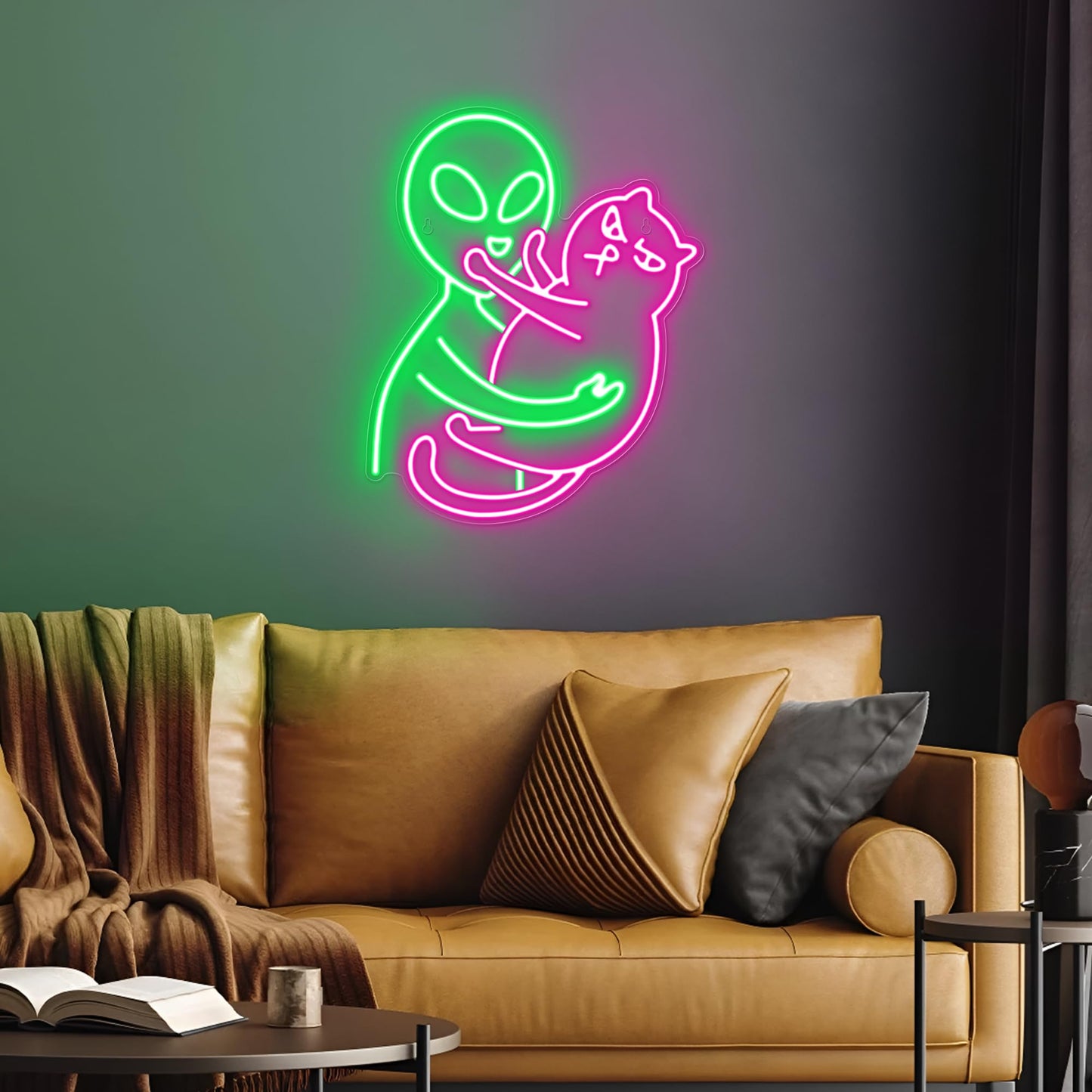 Kavaas Cowboy Boot Neon Sign, Neon Cowboy Hat Sign for Wall Decor | Western Neon Sign for Bedroom, Bar, Office, Man Cave - Best Gifts for Rodeo Enthusiast, Birthday, Christmas