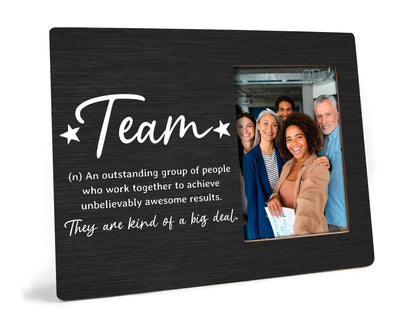 XDFVL Team Picture Frame, Team Ever, Team Gifts, Desk Picture Frames for Office, Team Gifts for Employees, Team Appreciation Gifts for Employees, Gifts for Work Team, Photo Frame 4x6