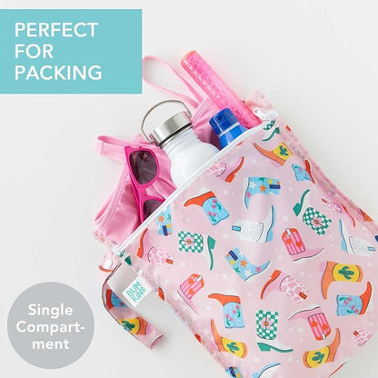 Bumkins Waterproof Wet Bag for Baby, Swim Suit, Cloth Diapers, Pump Parts