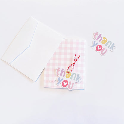 Thank You Paper Gift Tag (50 Pcs) - Great for Party, Baking Deco, Presents, Wedding Favors, Baby Shower, Birthday, Graduation, Holidays