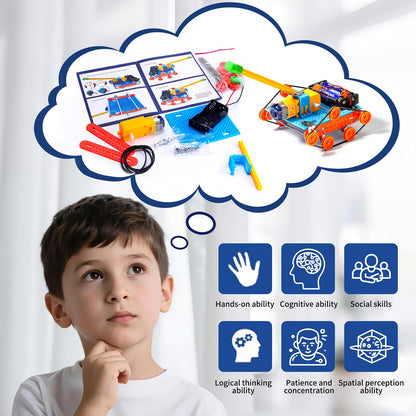 STEM Kits for Kids Crafts Ages 8-10, Solar Robot Kit STEM Building Toys for Ages 8-13, Engineering Science Experiments for Kids Age 8-12 Robotics, Arts and Crafts for Boys Girls Gifts 8 9 10 12-14