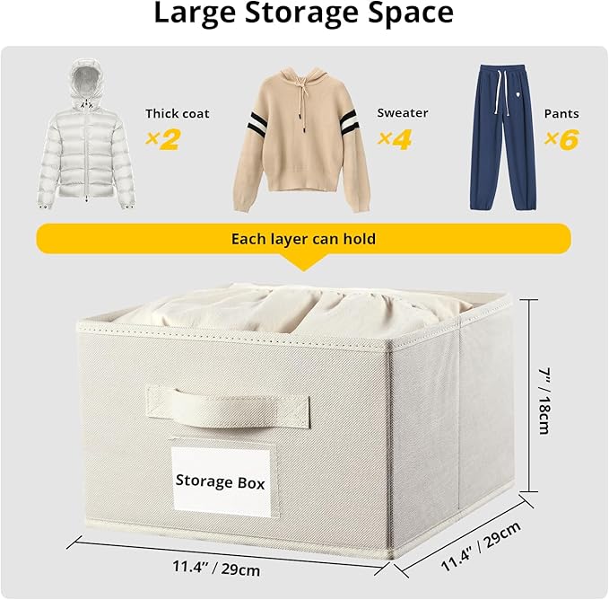 2 Pack 6 Shelves Hanging Closet Organizer